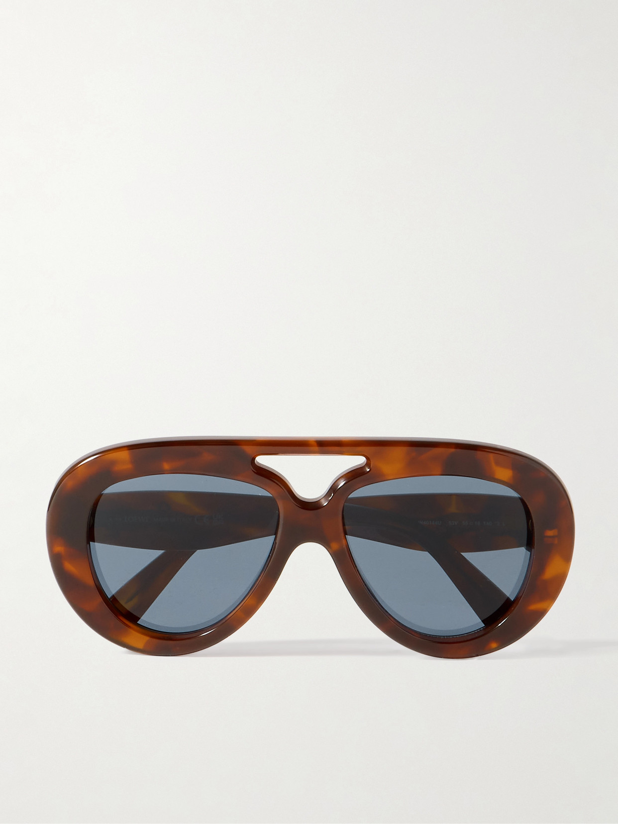 Loewe Aviator-style Tortoiseshell Acetate Sunglasses