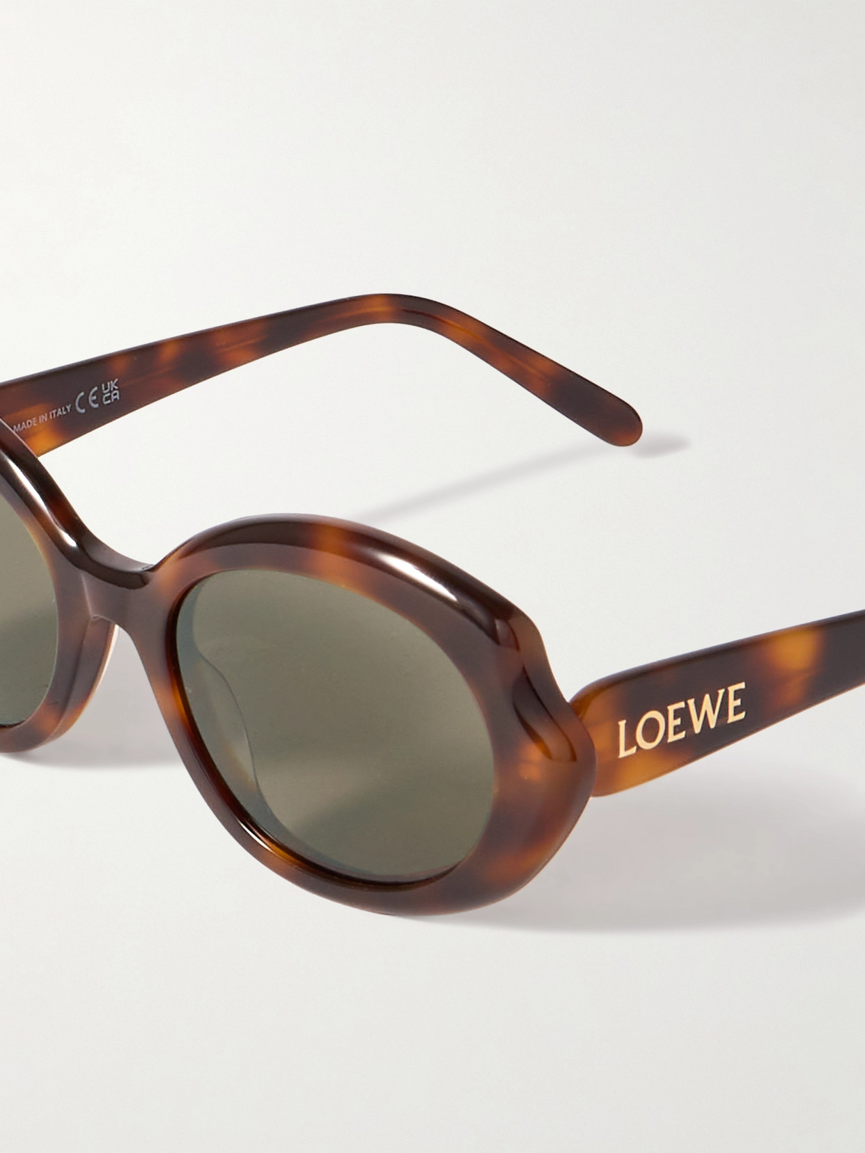 Loewe Slim Sunglasses In Tortoiseshell