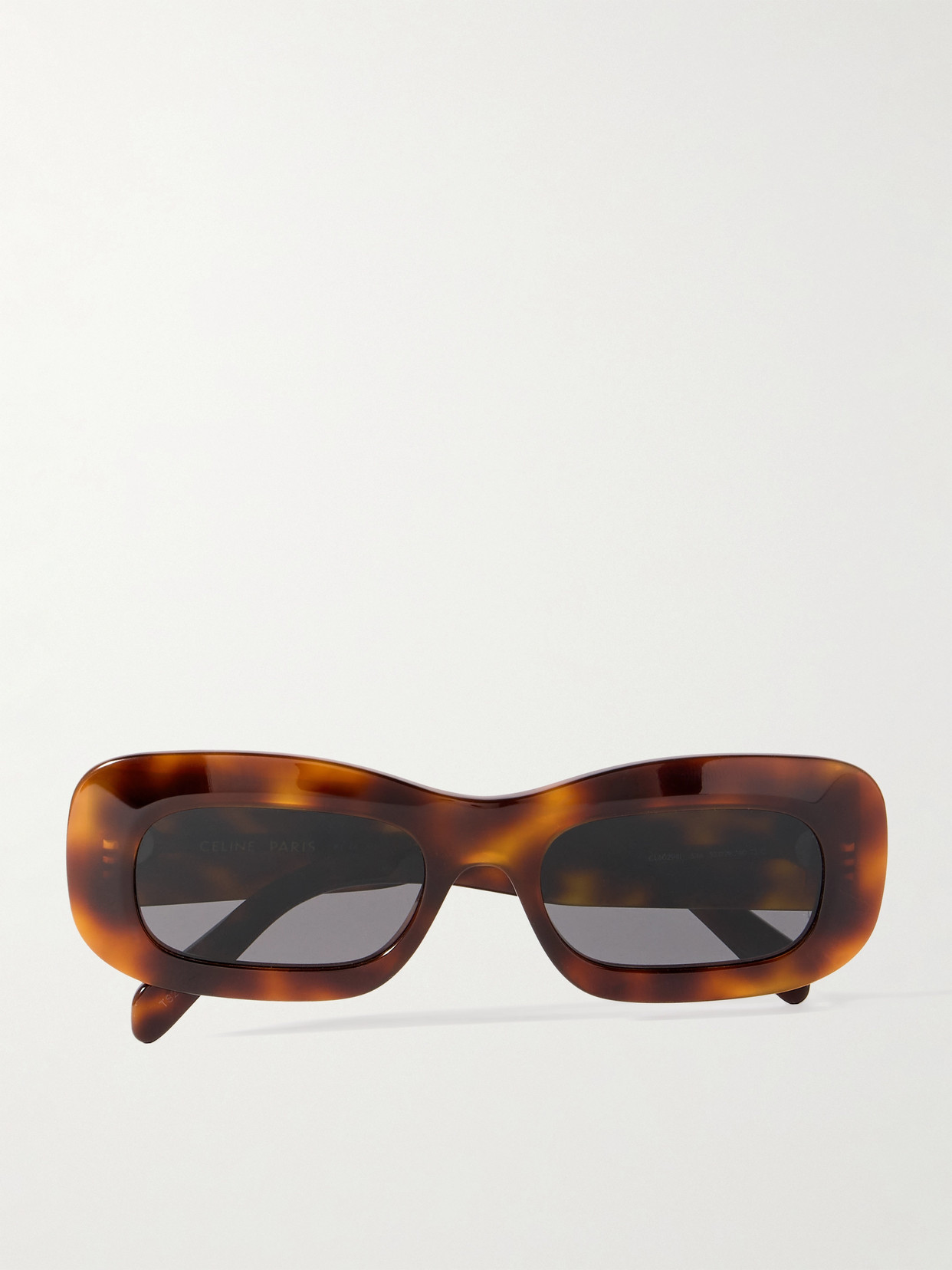 Celine Square-frame Tortoiseshell Acetate Sunglasses