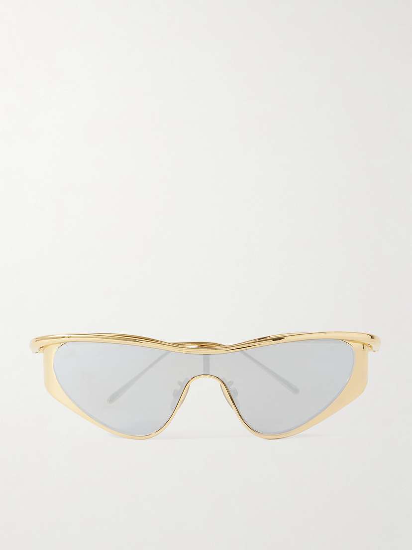 Loewe Cat-eye Gold-tone Sunglasses