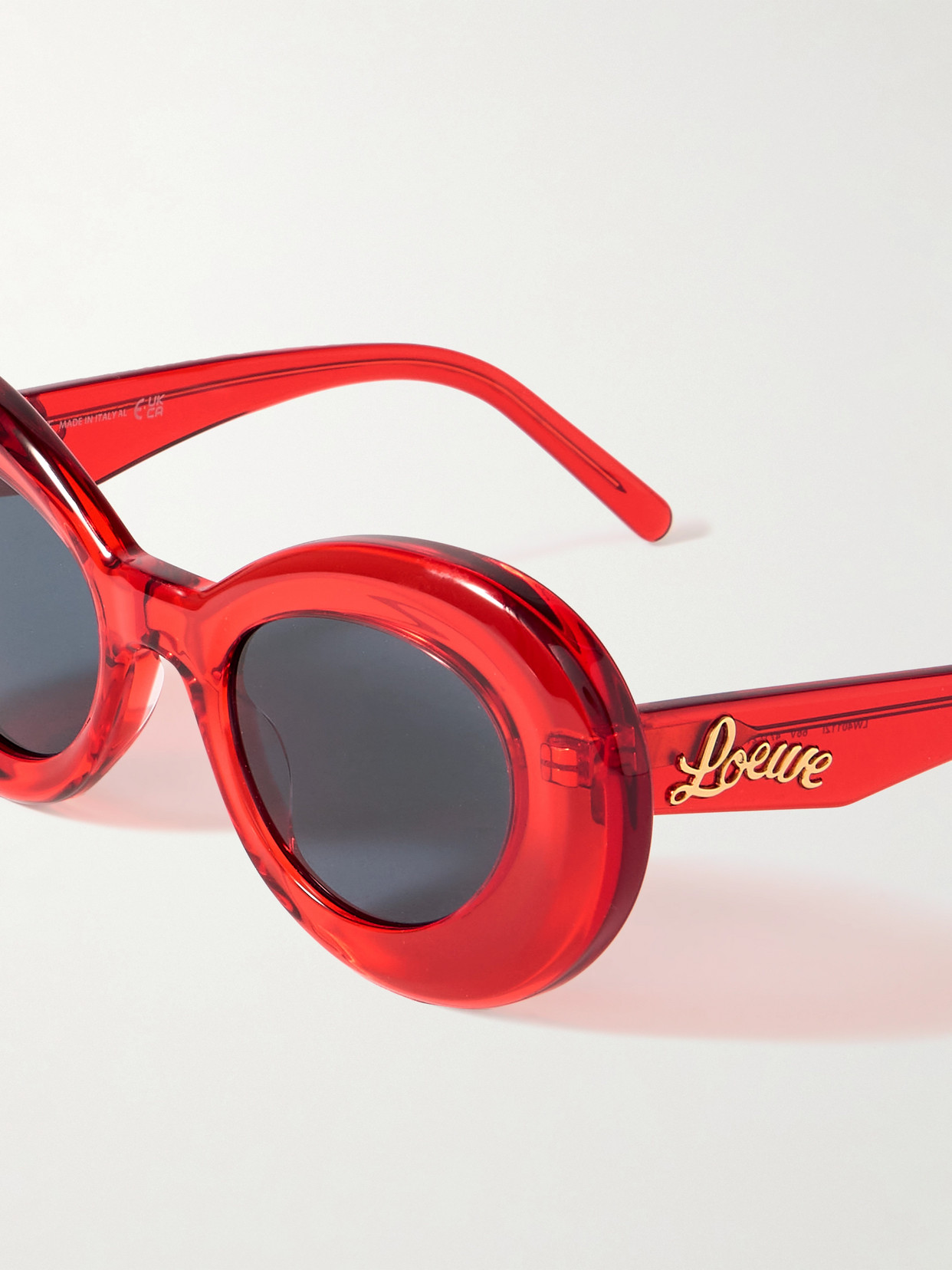 Loewe Wing Sunglasses In Red