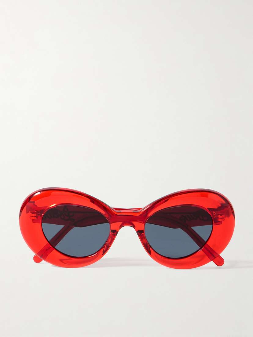 Loewe Oversized Round-frame Acetate Sunglasses