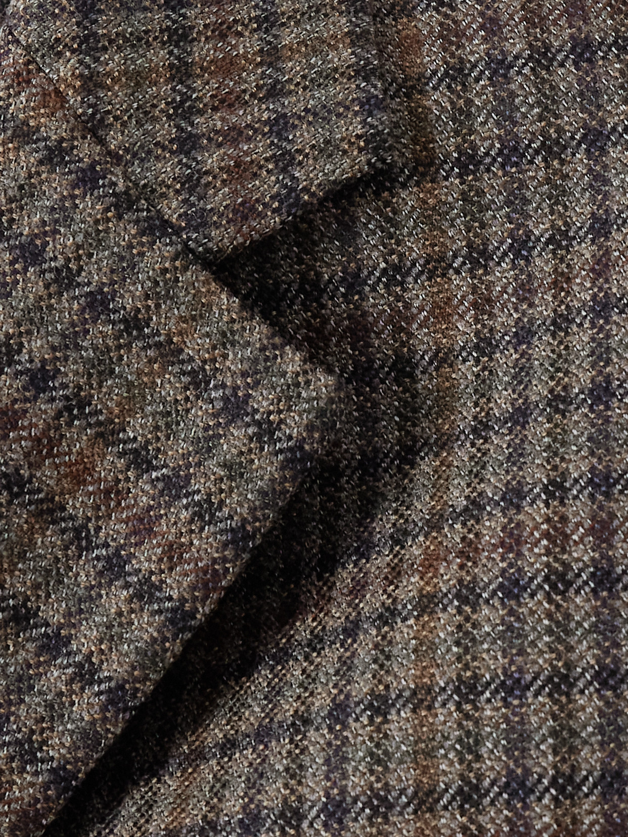 BALENCIAGA CHECKED PADDED WOOL BLAZER