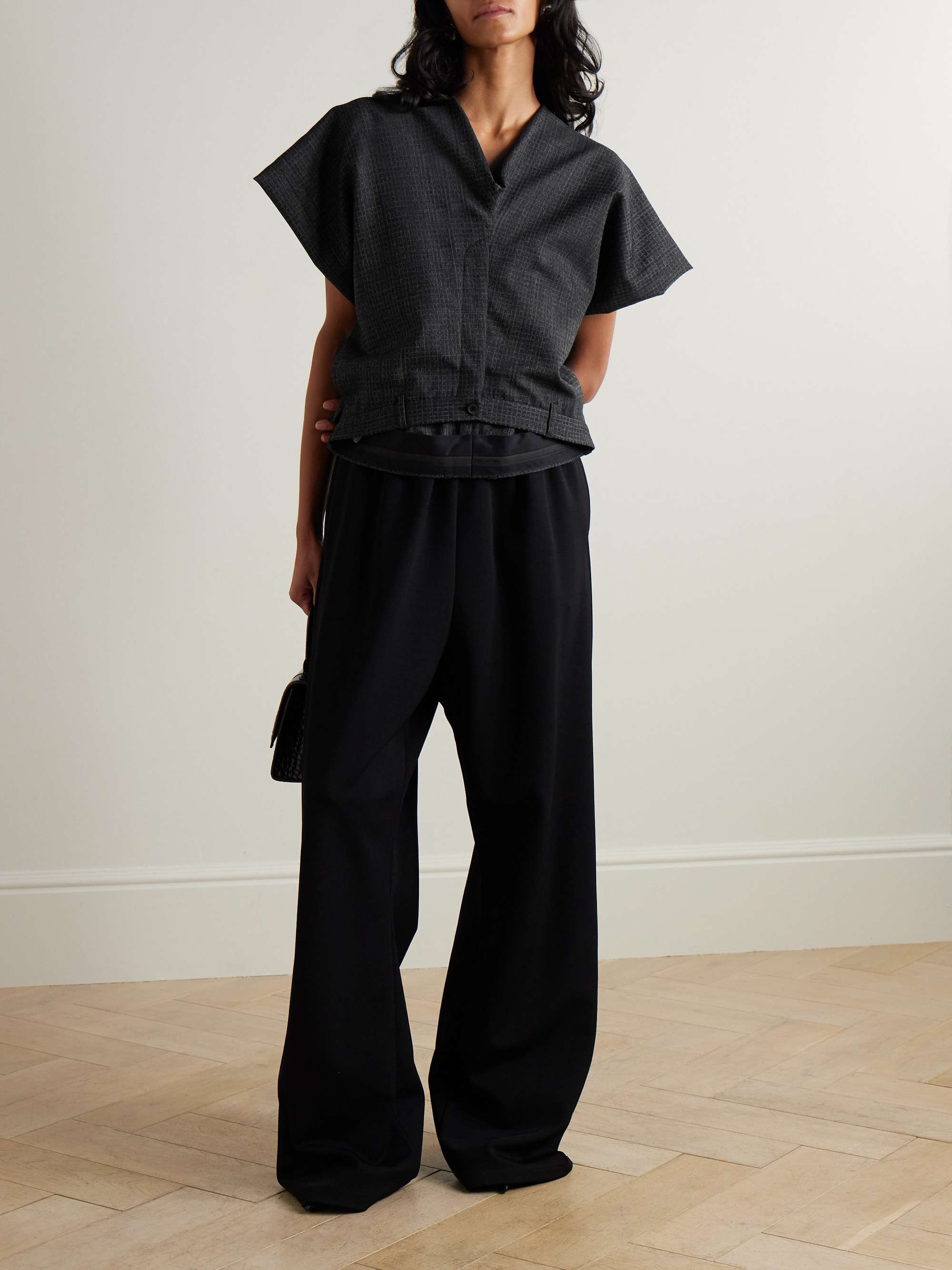 BALENCIAGA Wool straight-leg pants | NET-A-PORTER