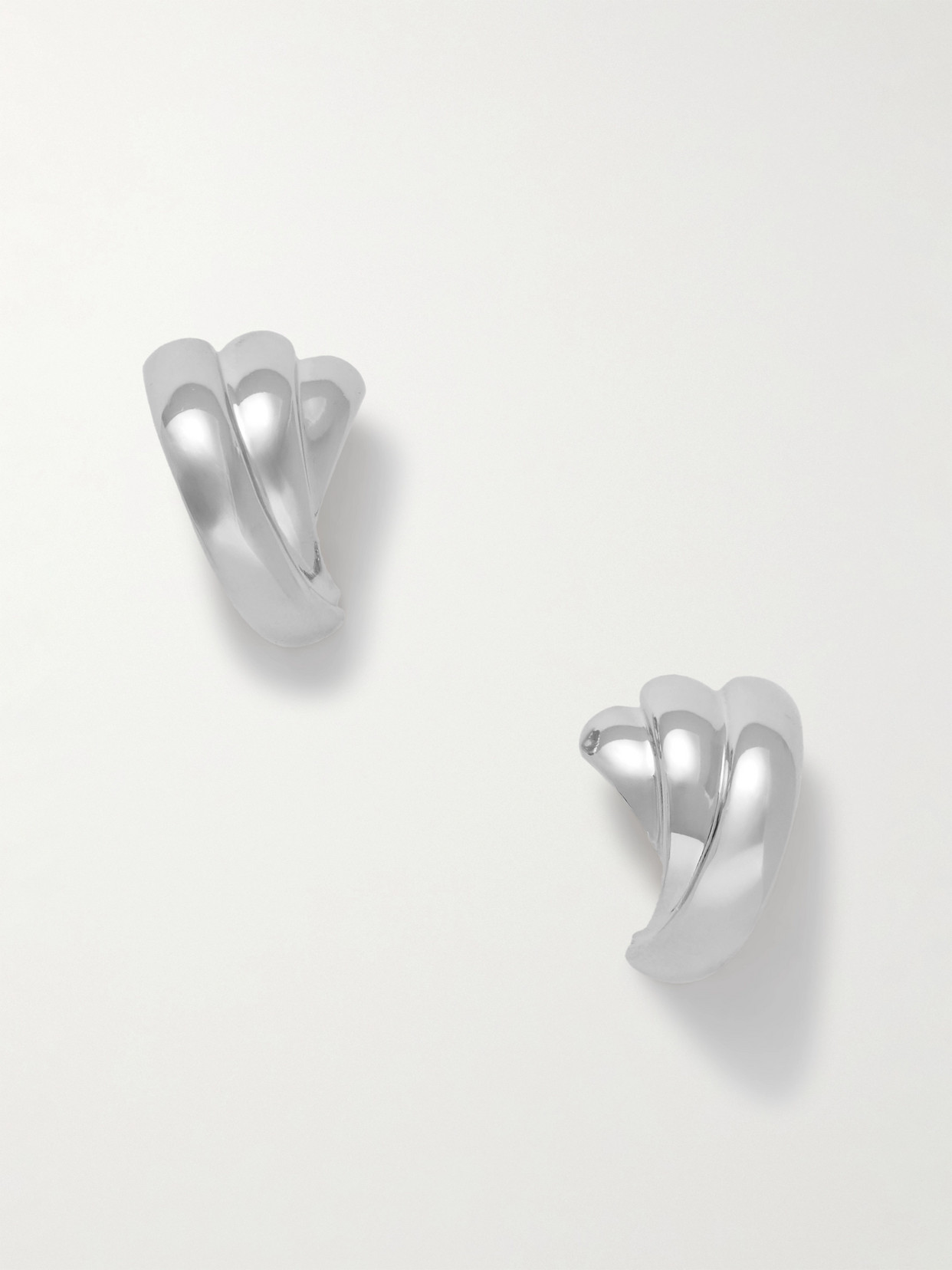 Lie Studio The Magda Silver-tone Earrings