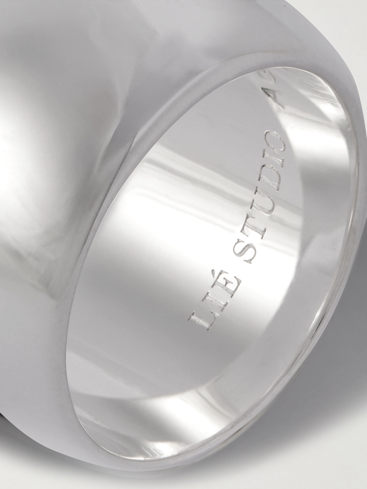 Lie Studio The Sandra Silver Ring In Silver