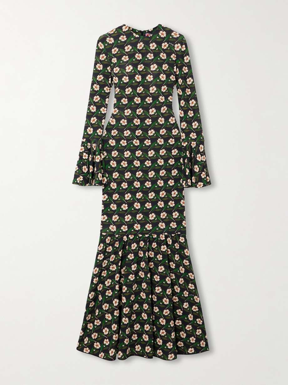 alba floral-print stretch-jersey maxi dress