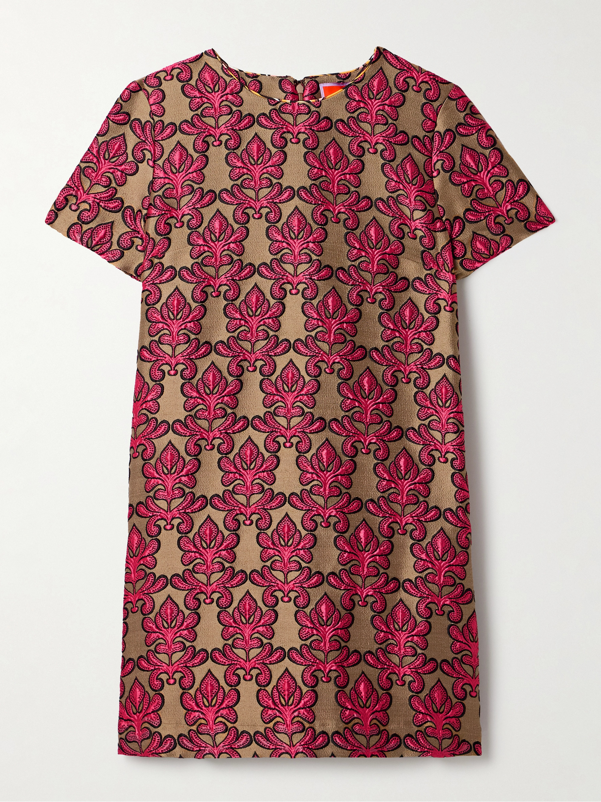 La DoubleJ Mini Swing cotton-blend jacquard mini dress thumbnail