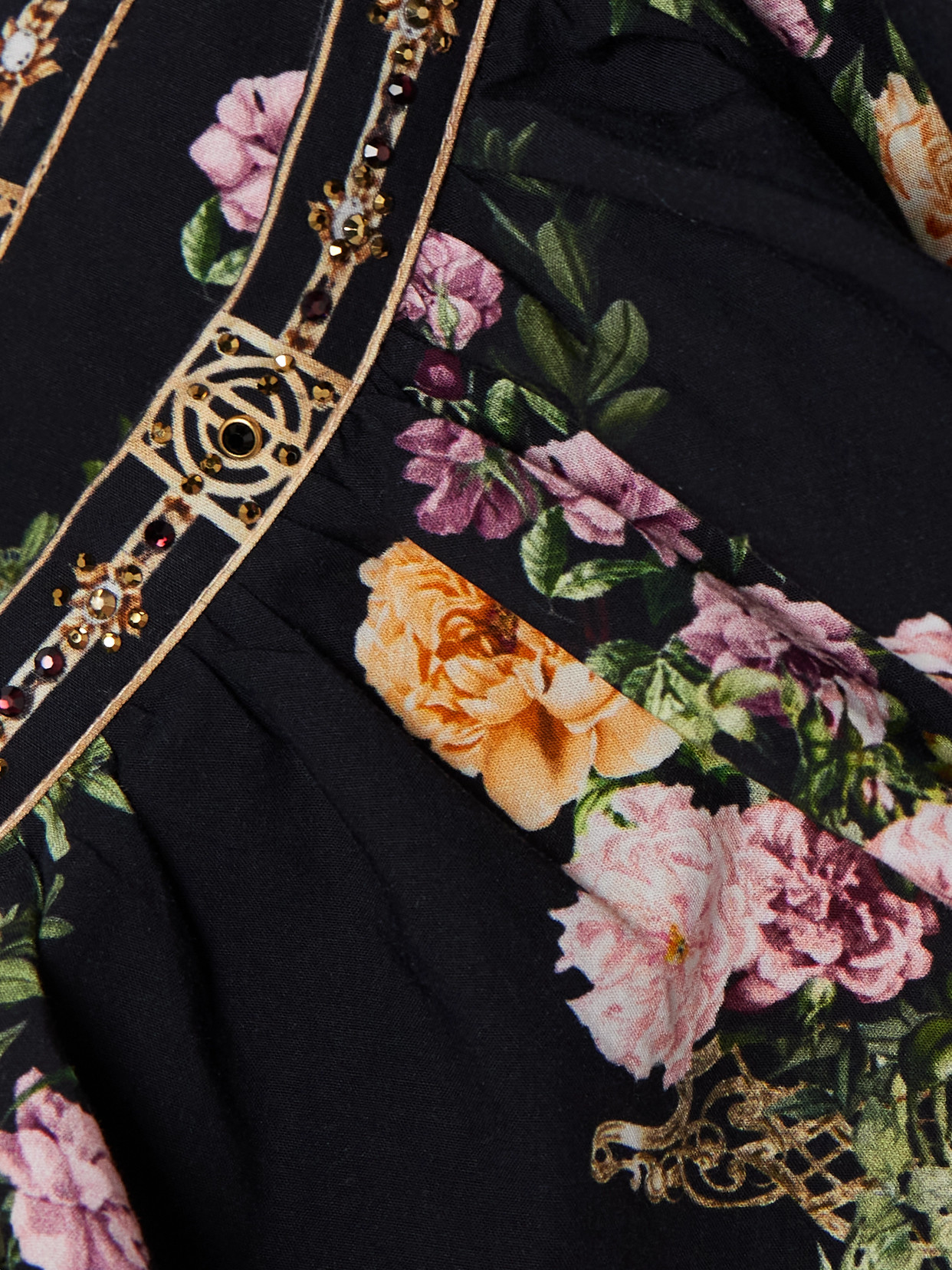 Floral-Print Organic Cotton Top