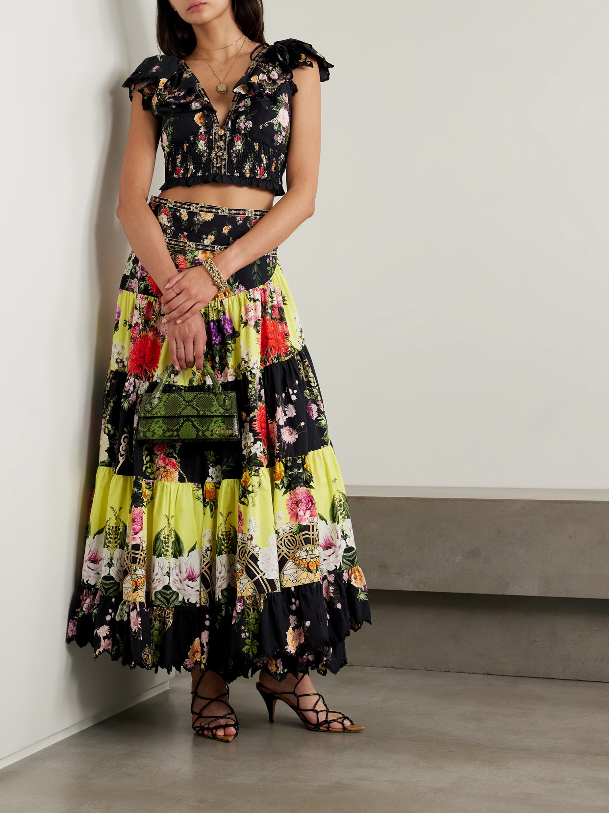 Floral-Print Organic Cotton Top