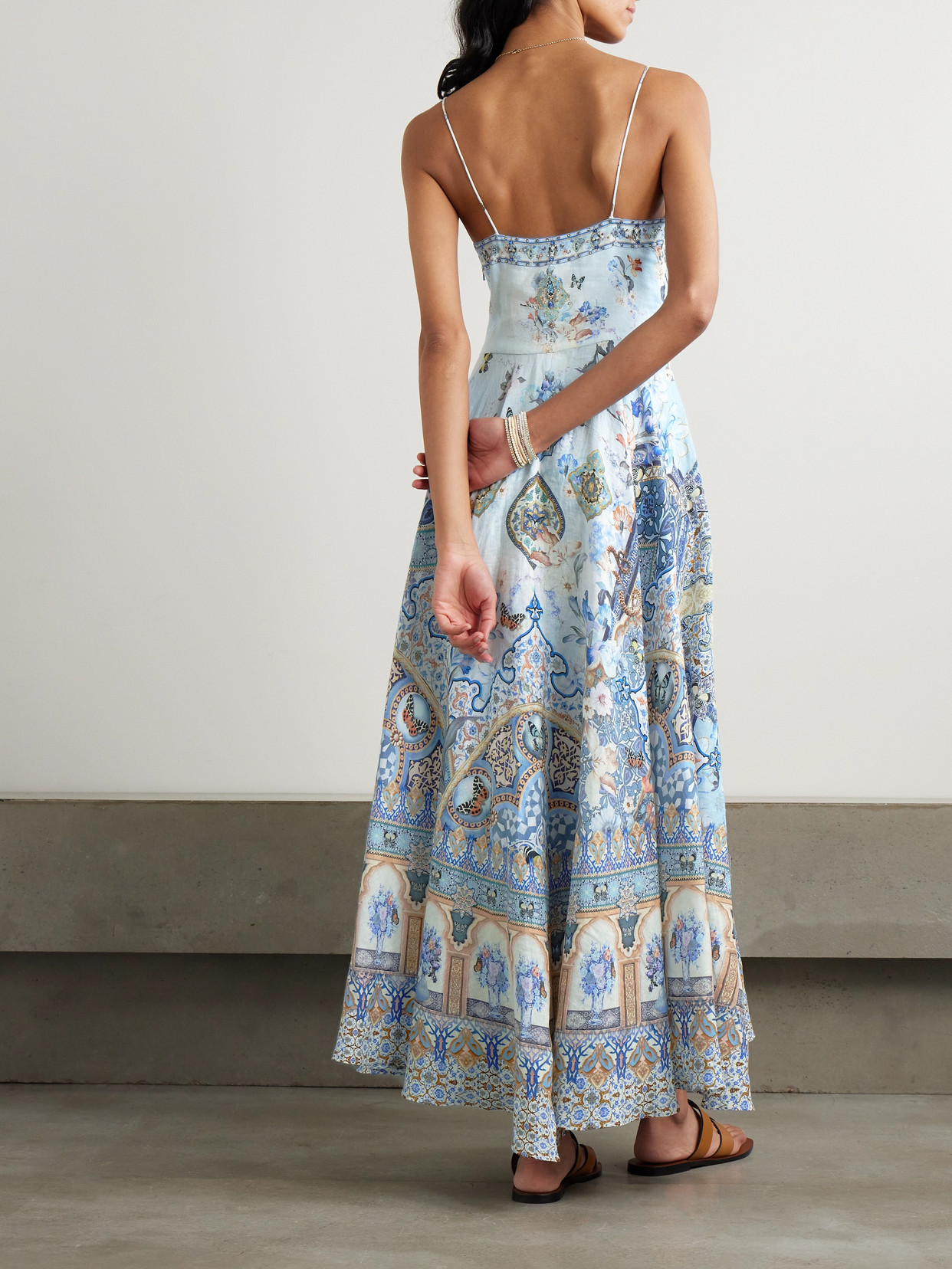 Camilla Long Dress With Tie Front Al Manial Palace Memoirs