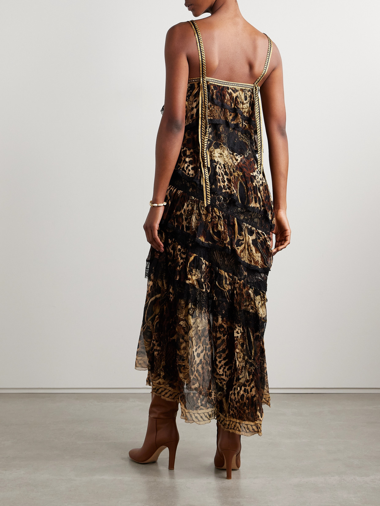 Camilla Asymmetric Spliced Lace Dress Era Of Empires