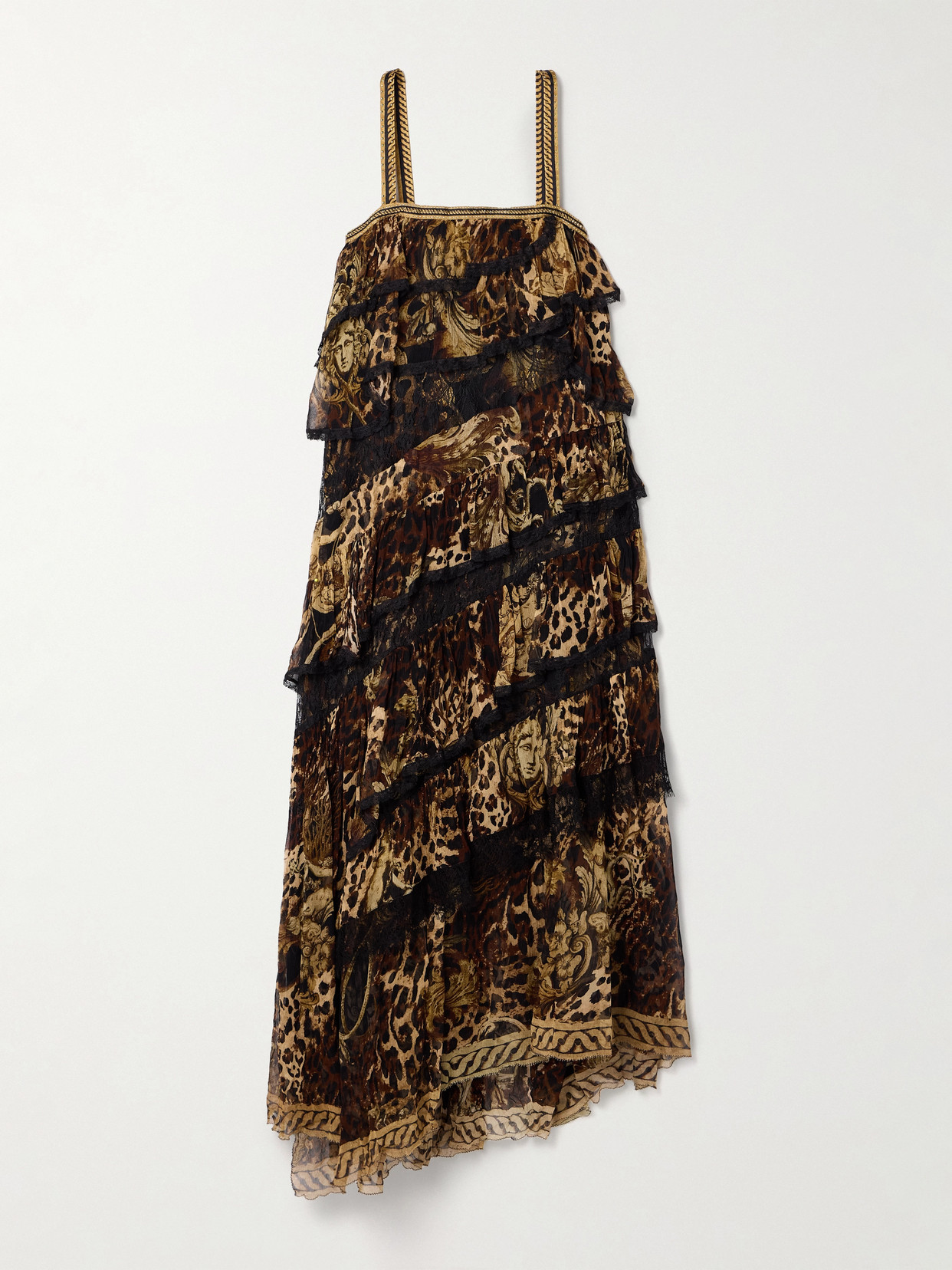 Camilla Asymmetric Spliced Lace Dress Era Of Empires