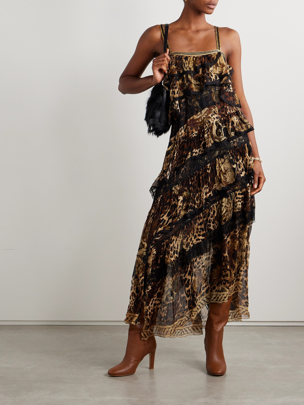 Camilla Asymmetric Spliced Lace Dress Era Of Empires