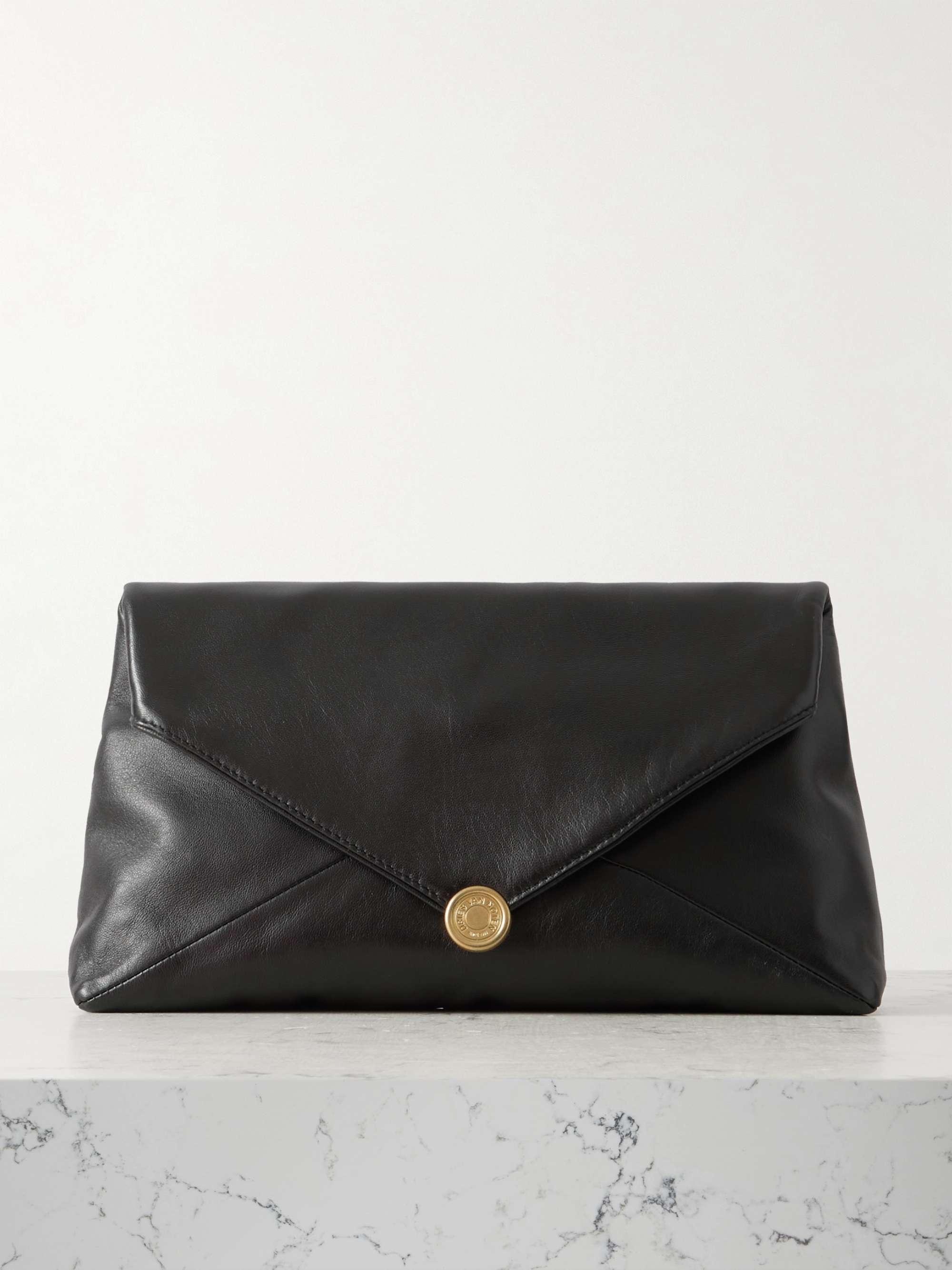 品質一番の DRIES VAN NOTEN Textured-leather clutch | NET-A-PORTER バッグ