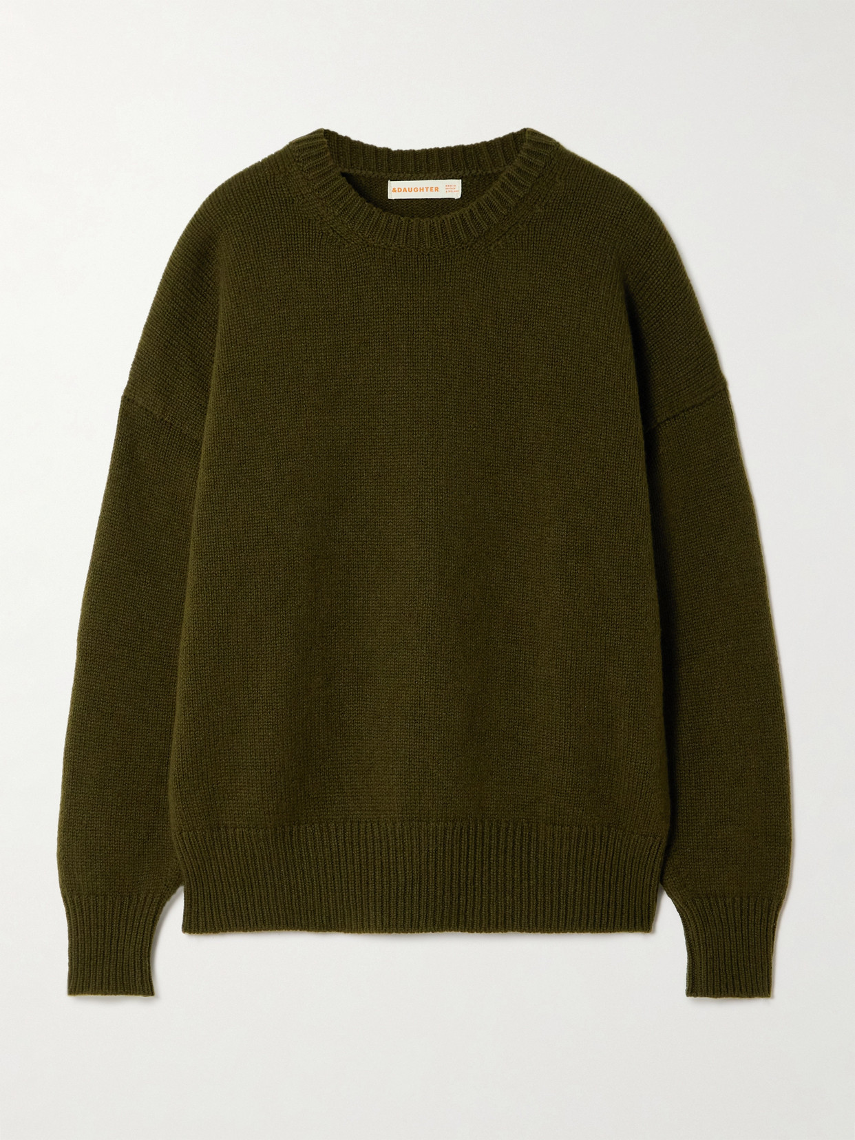 And-daughter Balla Wool Jumper In Green