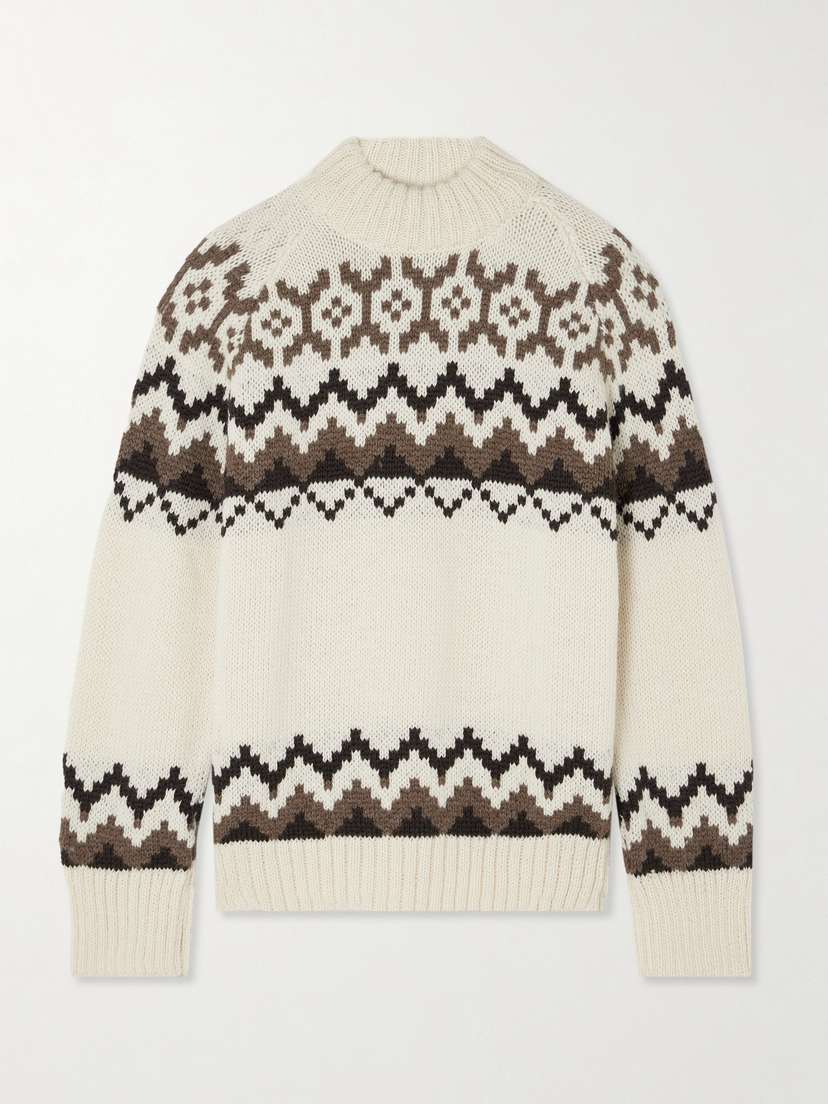 &Daughter Bansha Fair Isle Wool Sweater