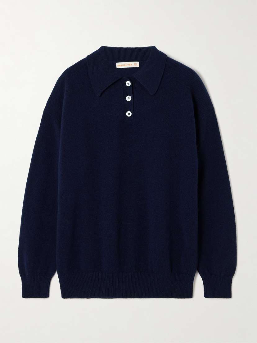 &Daughter Edith Wool Polo Sweater