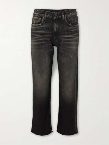 R13 Harem Skinny:スキニーデニム 24インチ 黒 R13 for Women | NET-A