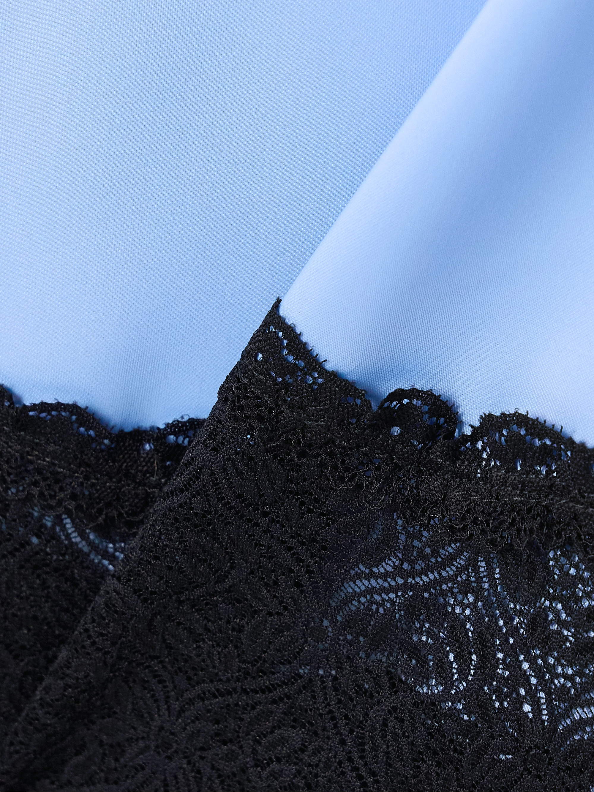 Kika Vargas Shonda lace-trimmed satin midi skirt thumbnail