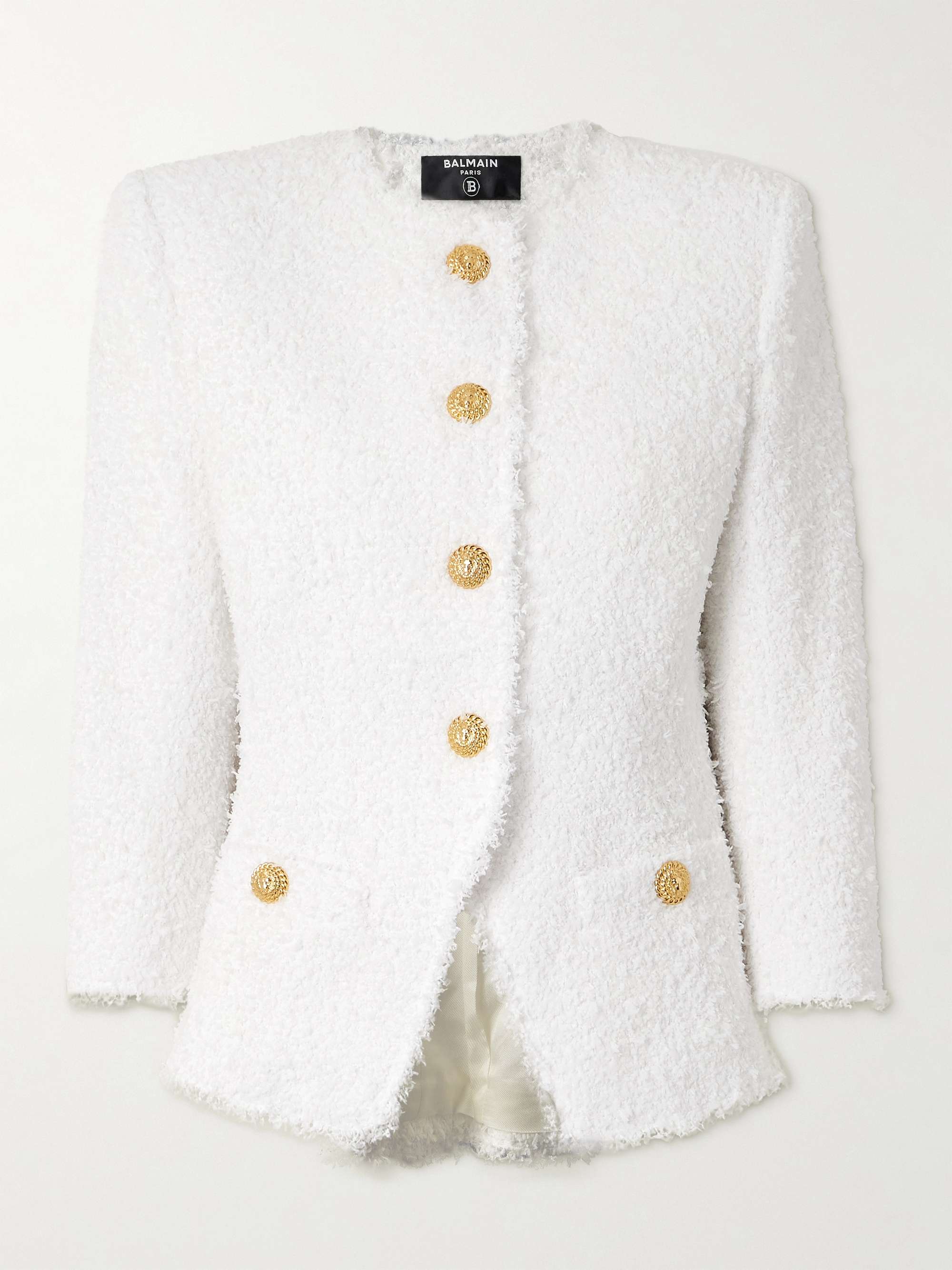 Tweed blazer white FR34