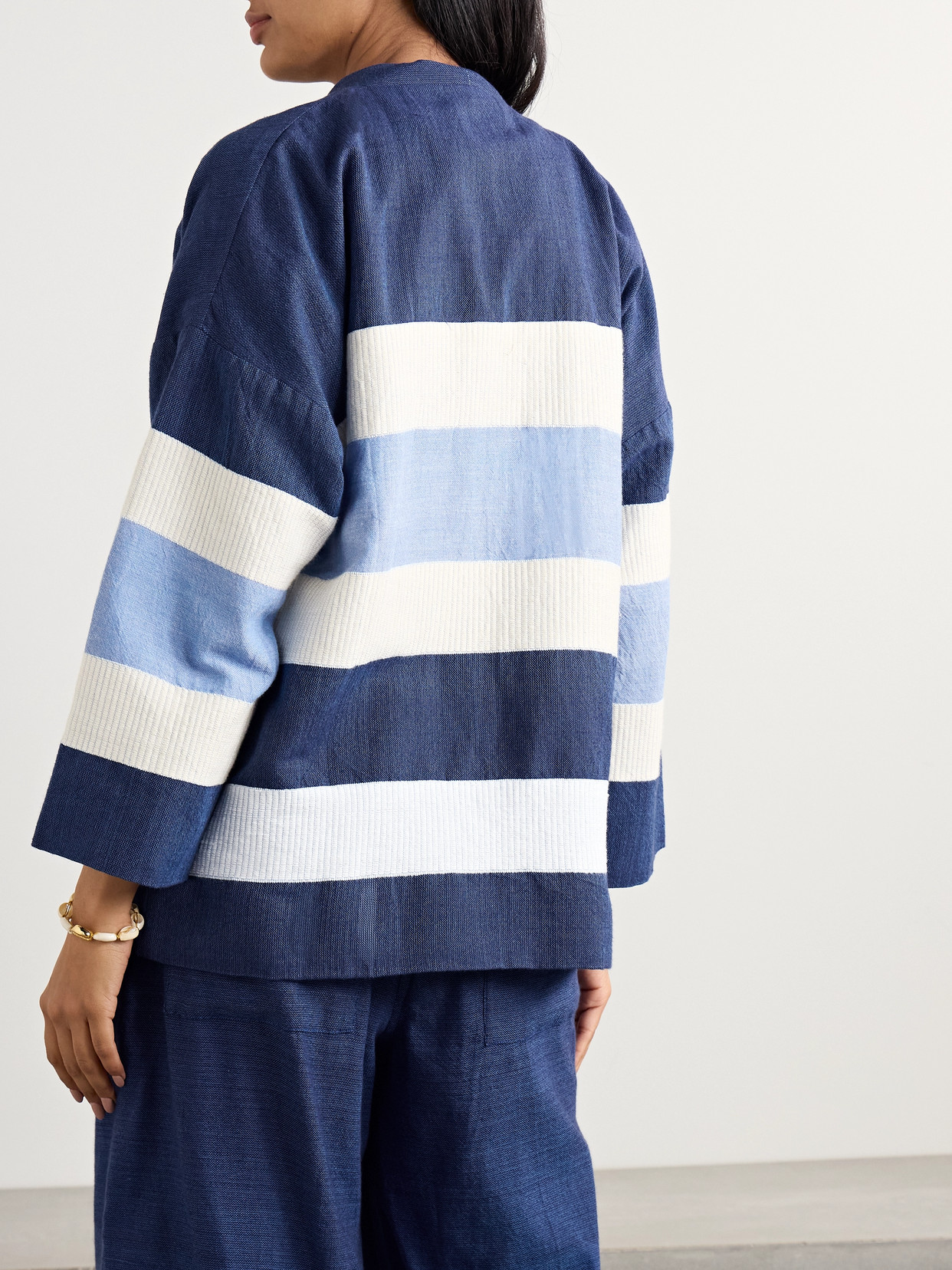 Terara Striped Cotton Jacket