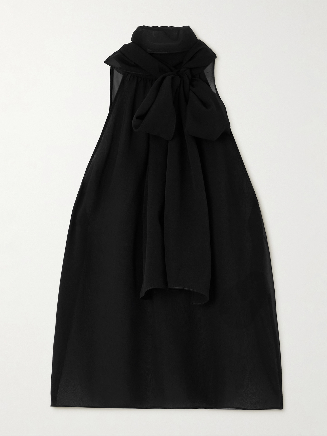 TOM FORD - Silk-chiffon Halterneck Top - Black