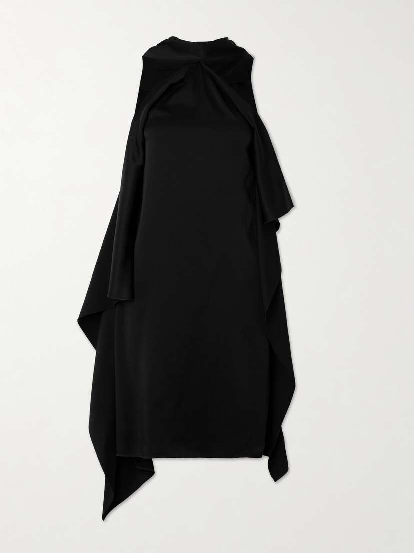 Givenchy Ruffled Crepe Halterneck Dress