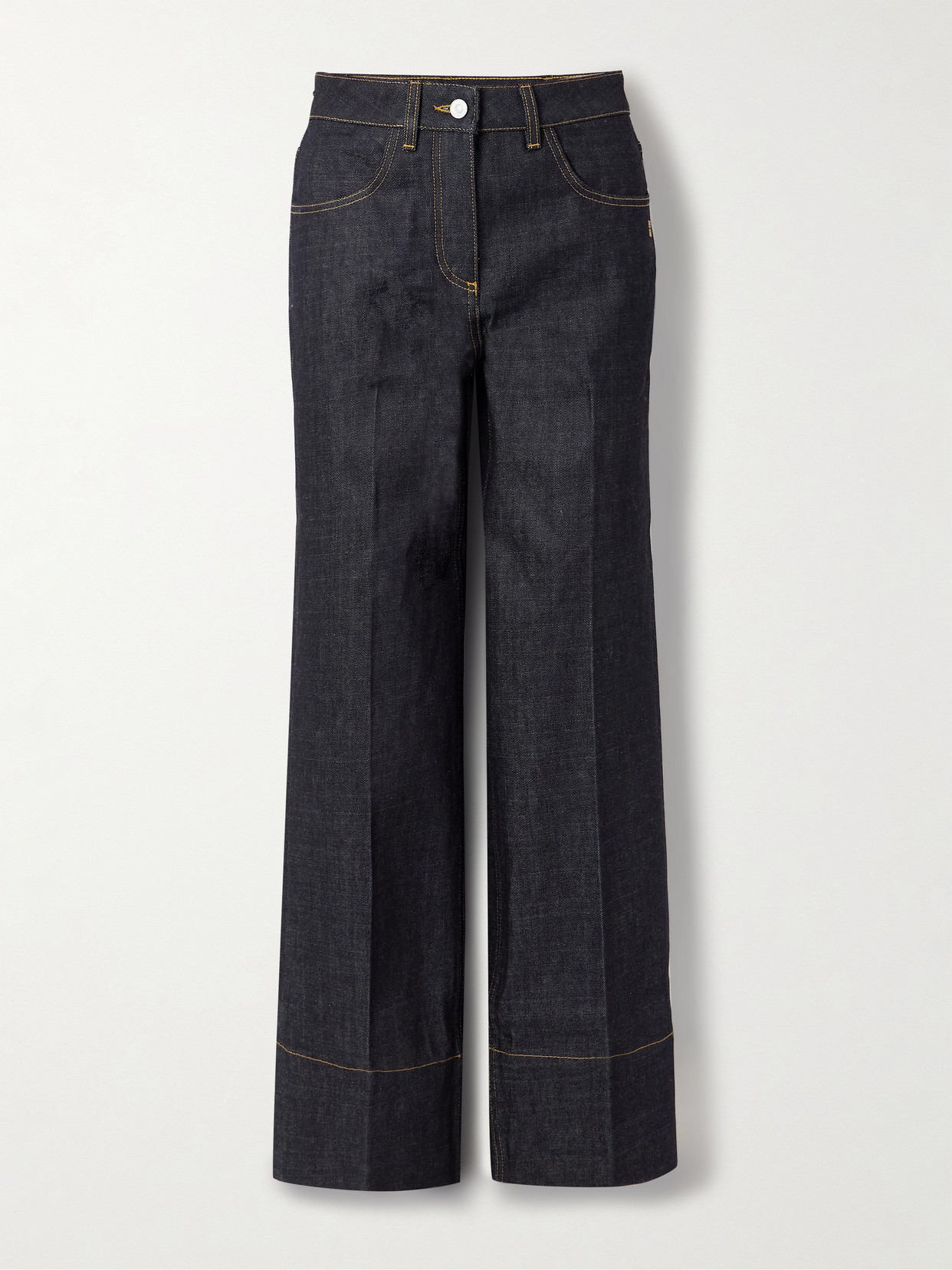 Givenchy High-rise Straight-leg Jeans In Blue