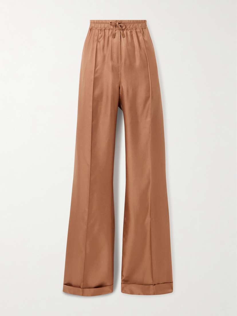 Tom Ford Silk-twill Wide-leg Pants