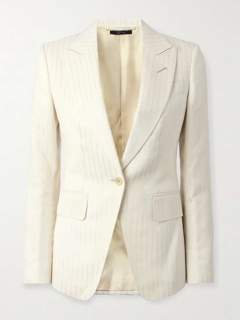 Tom Ford Striped Wool-blend Blazer - IT40