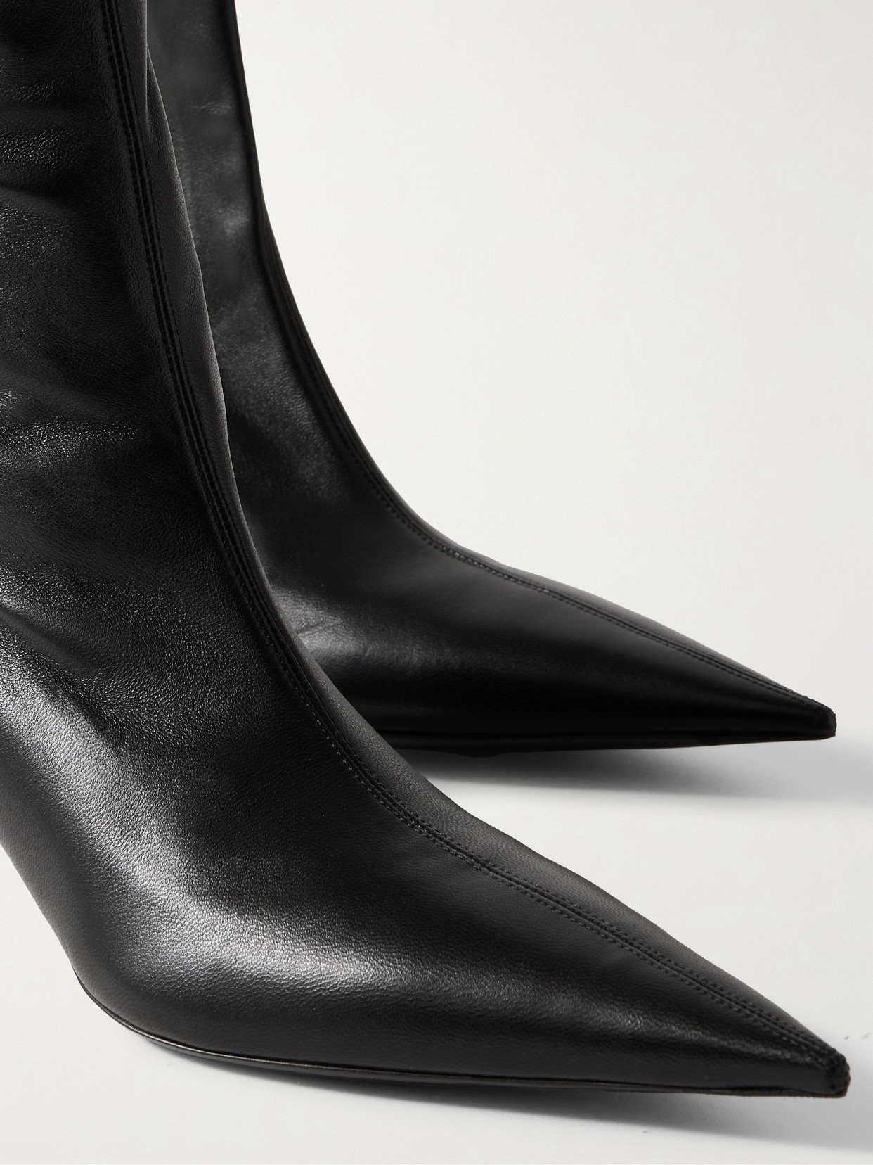 Balenciaga Avenue Over-the-knee Nappa Leather Boots In Black