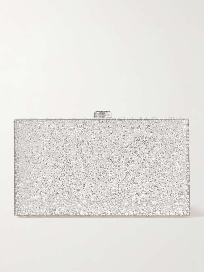 Cult Gaia Ela Crystal-embellished Acrylic Clutch