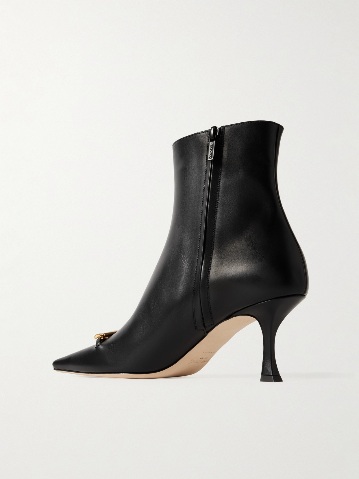 Jimmy Choo Women's Ryker Leather Ankle Boots In Black