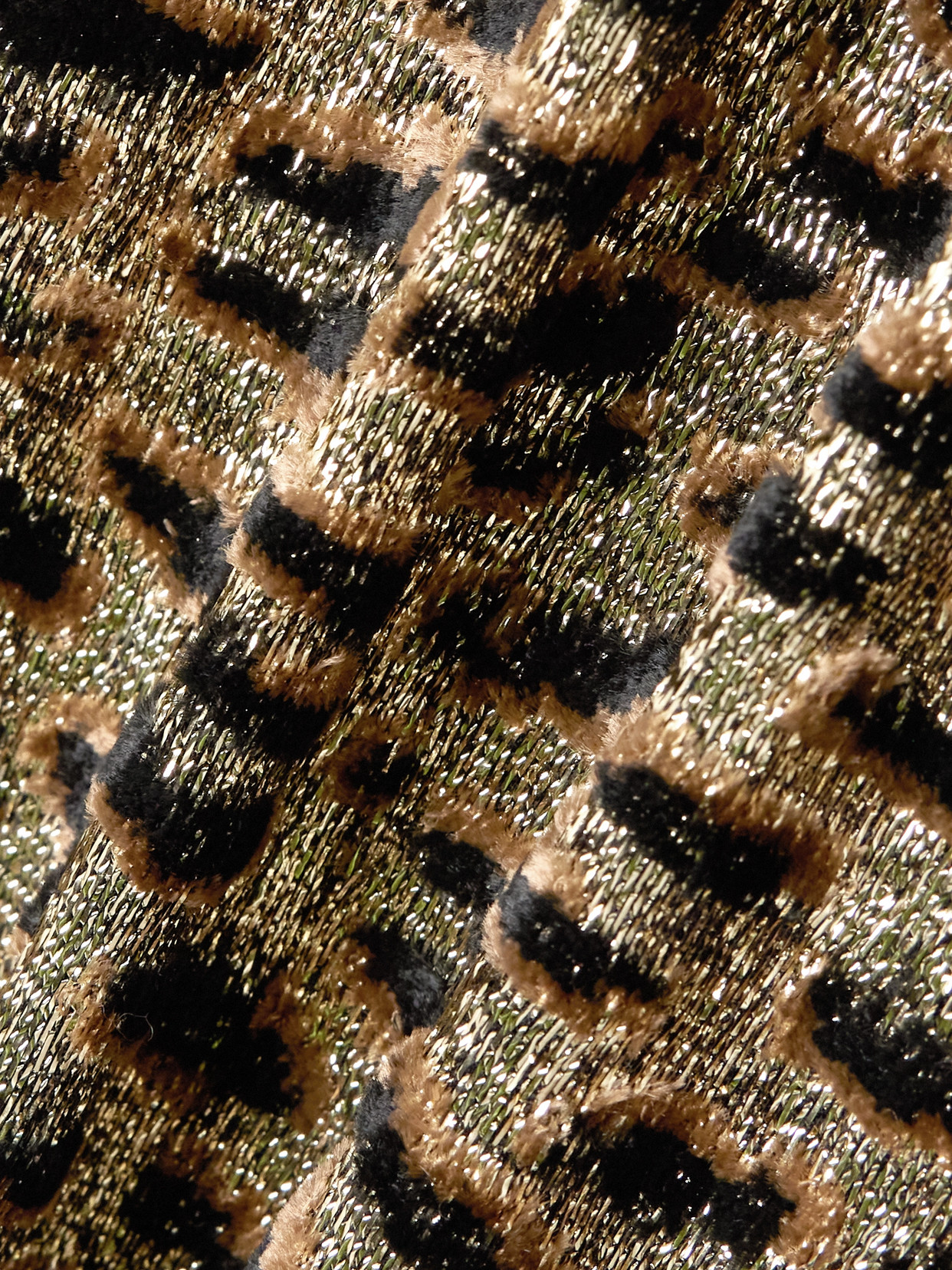 Rabanne Embellished Leopard-print Fil Coupé Lamé Maxi Dress In Multi