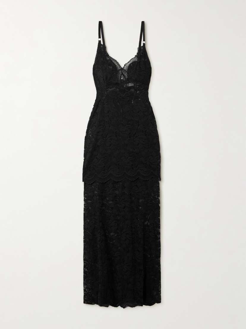 Rabanne Guipure Lace Maxi Dress