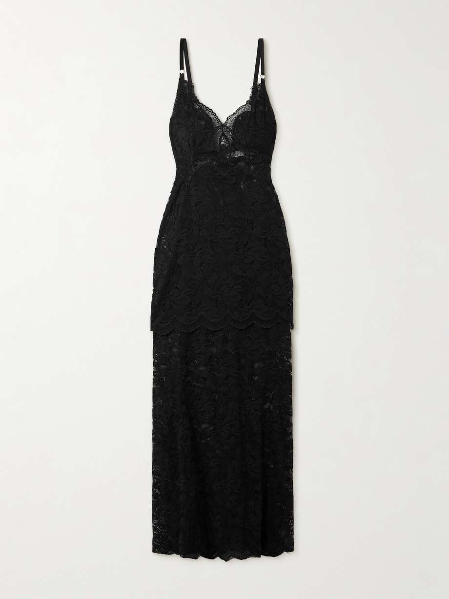 guipure lace maxi dress