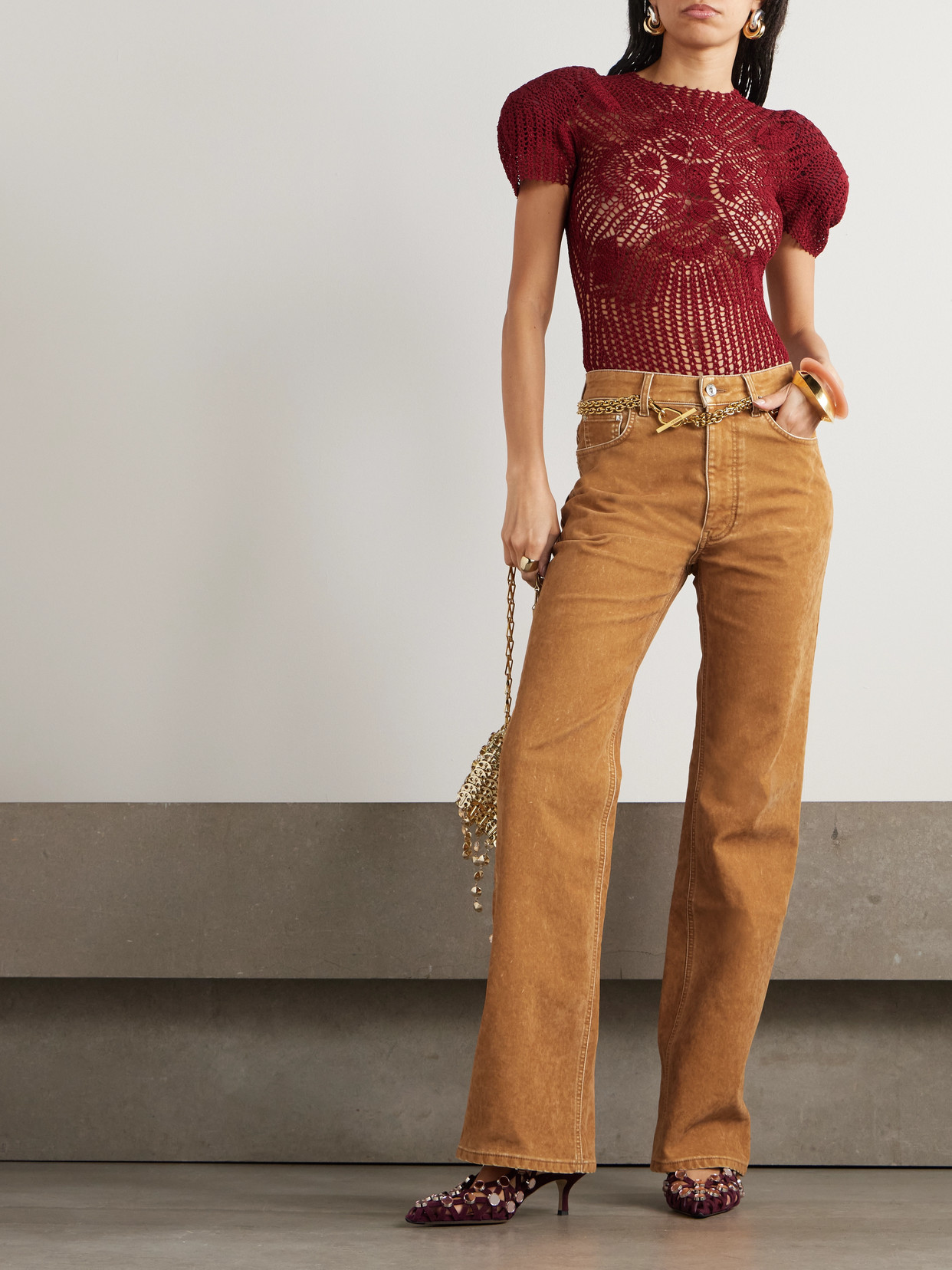 High-Rise Flared Jeans