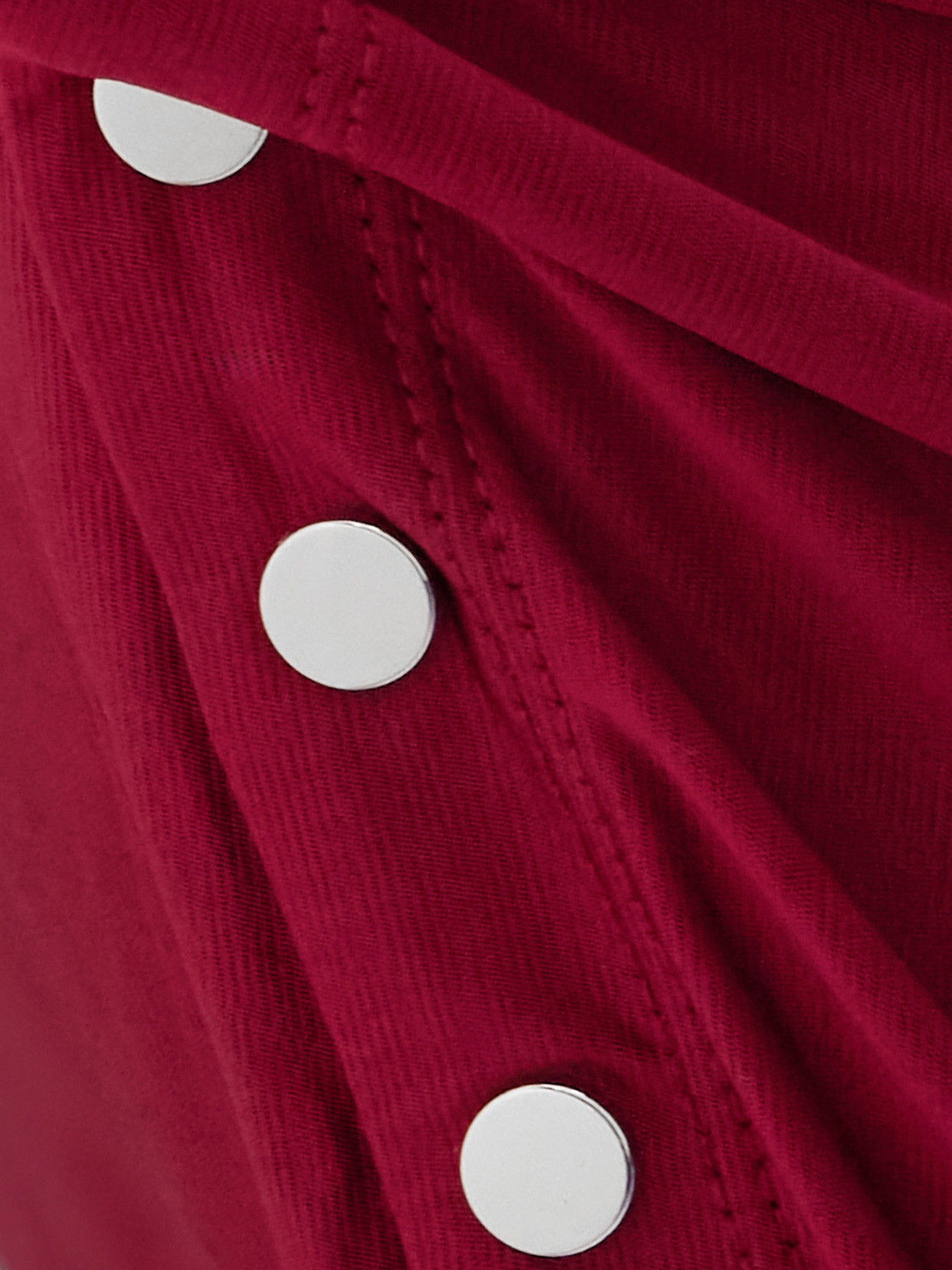 Gathered Satin-Jersey Midi