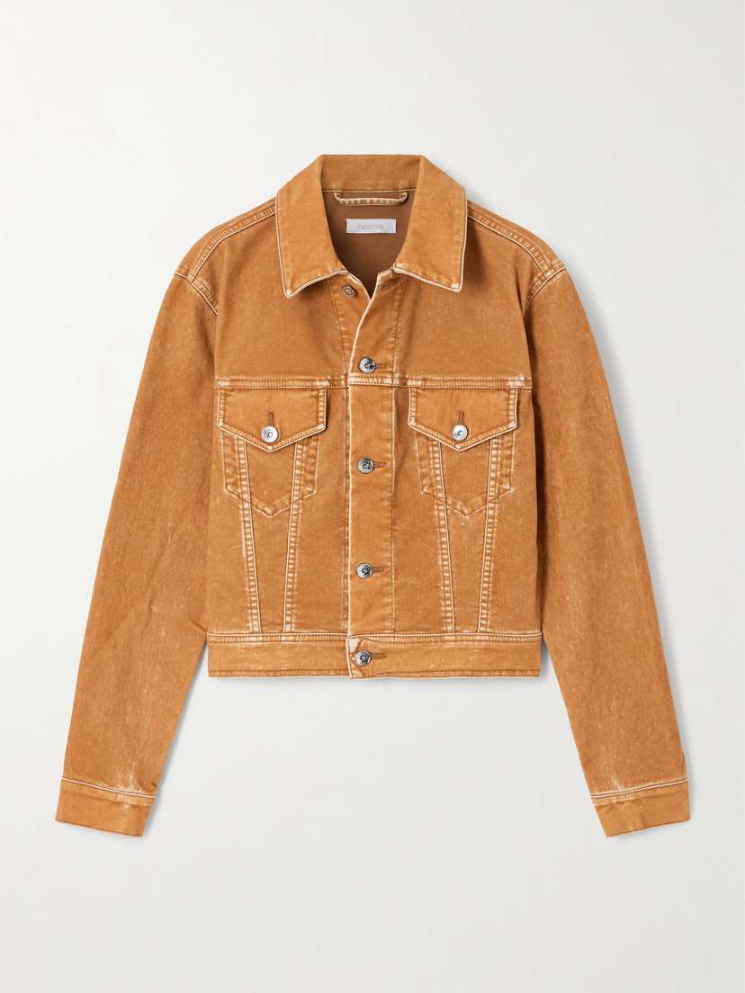 Rabanne Flocked Denim Jacket