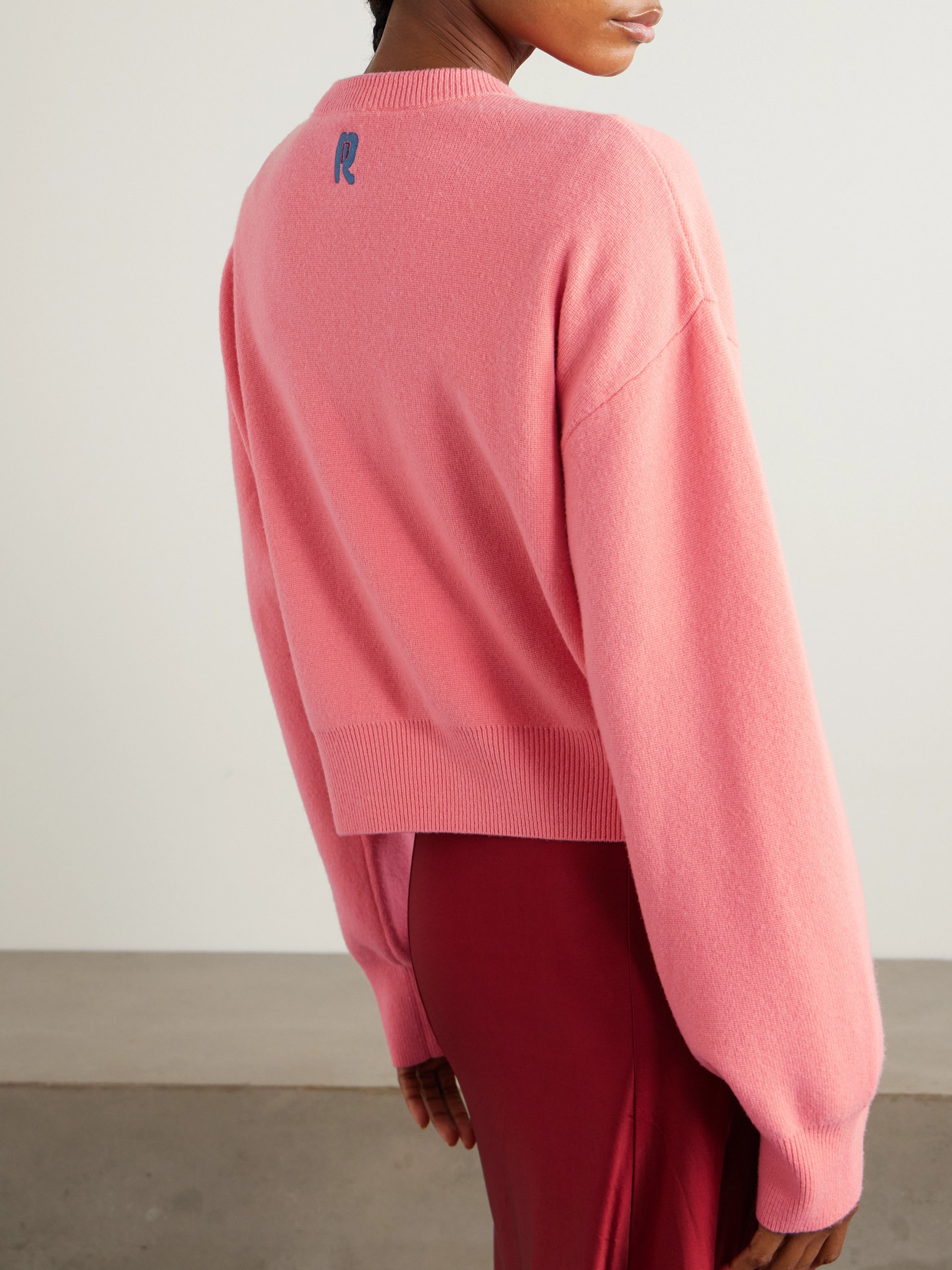 RABANNE EMBROIDERED CRYSTAL-EMBELLISHED WOOL AND CASHMERE-BLEND CARDIGAN