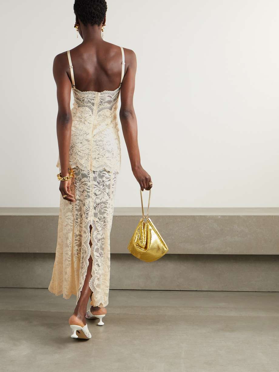 guipure lace maxi dress