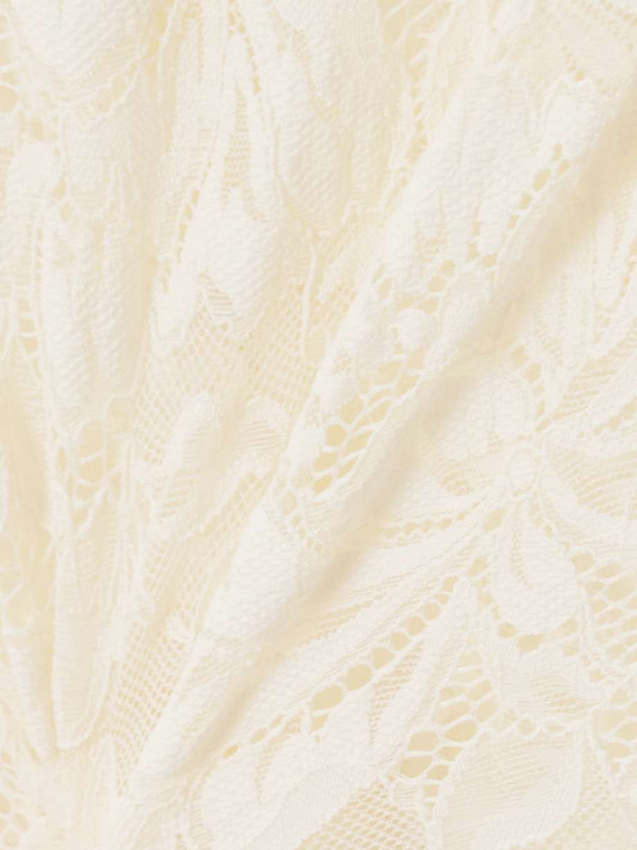 guipure lace maxi dress