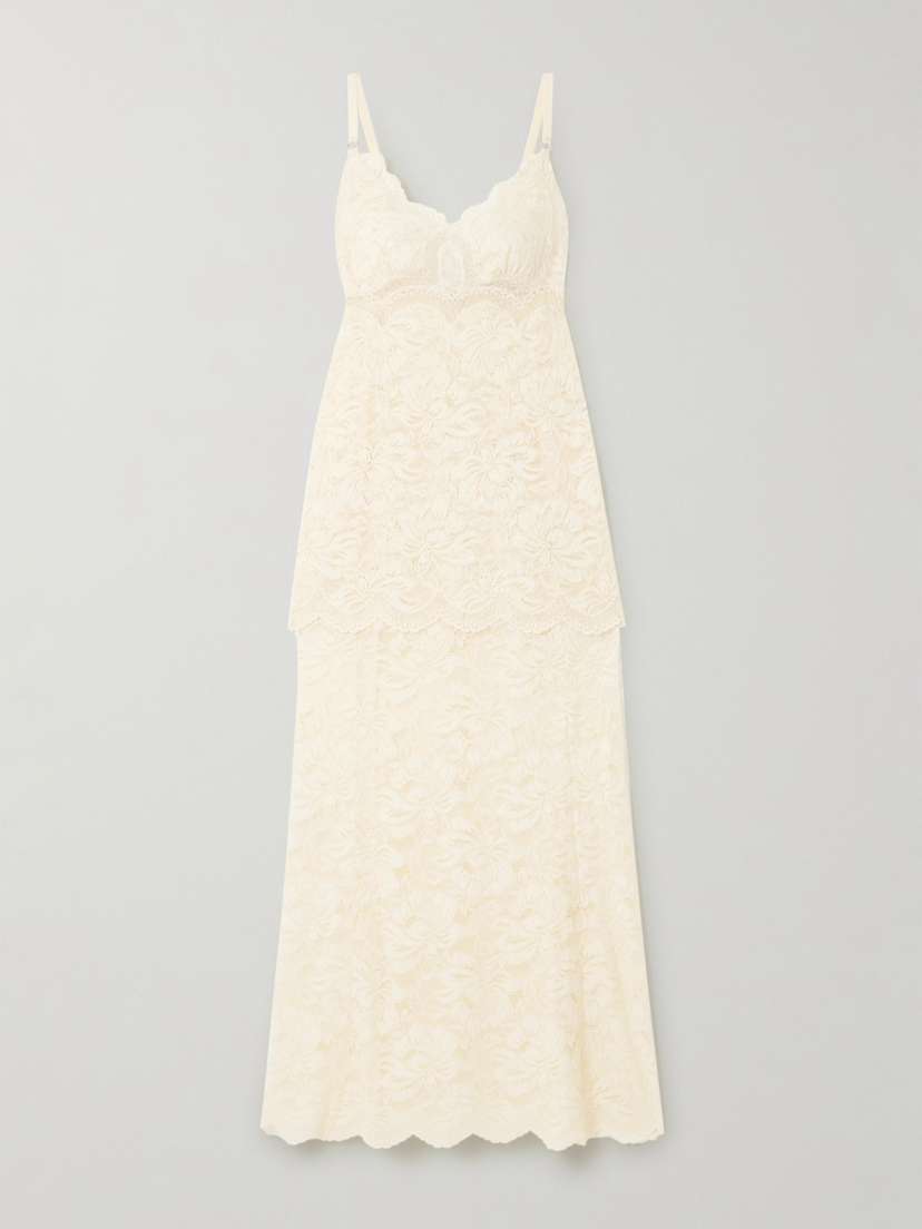Rabanne Guipure Lace Maxi Dress