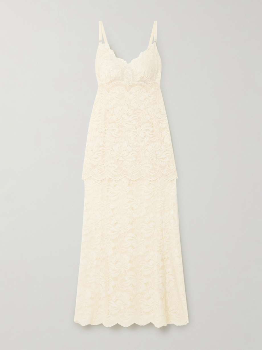 guipure lace maxi dress