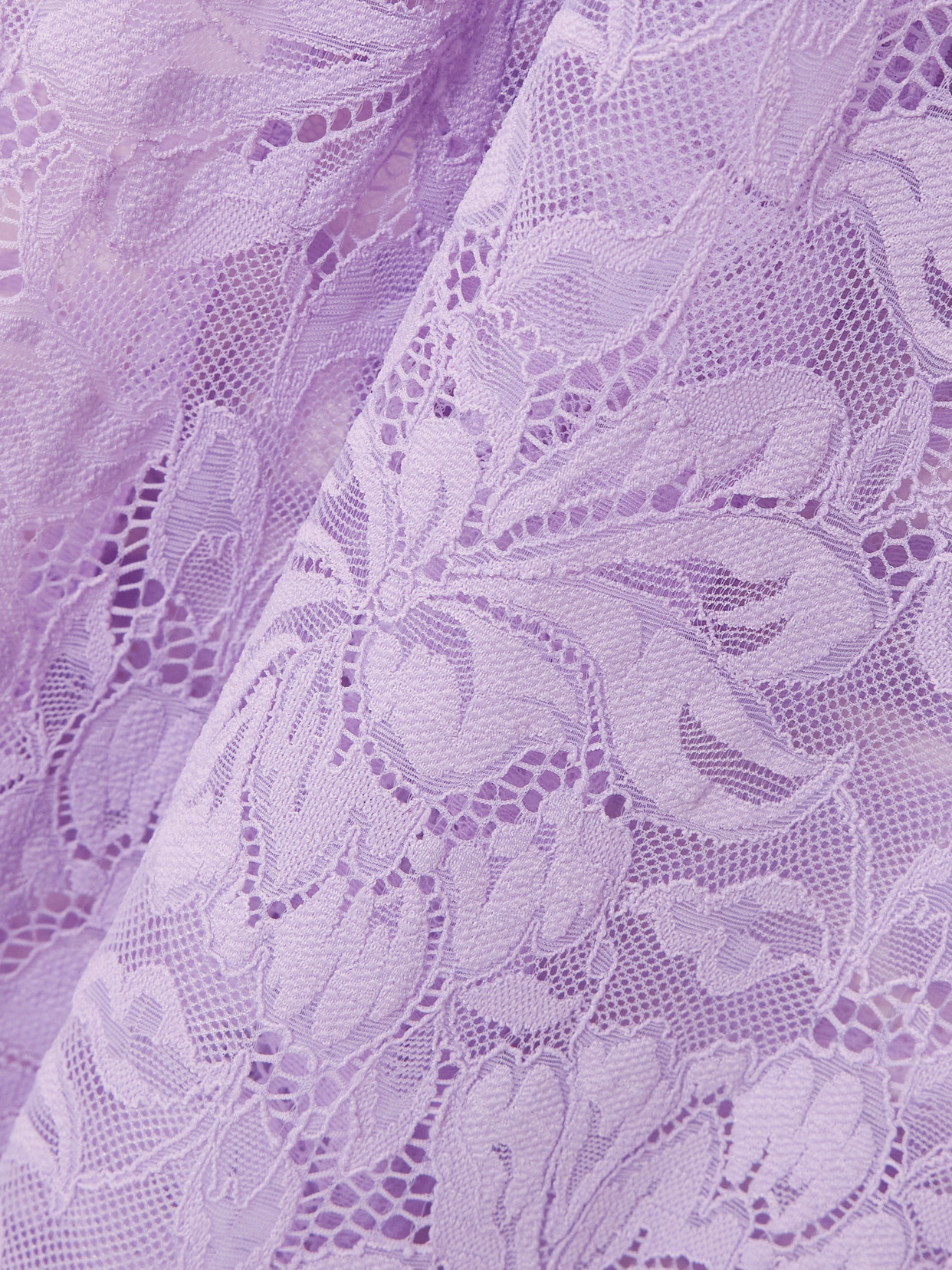Rabanne Womens French Lavander Off-shoulder Long-sleeves Lace Midi Dress In Purple
