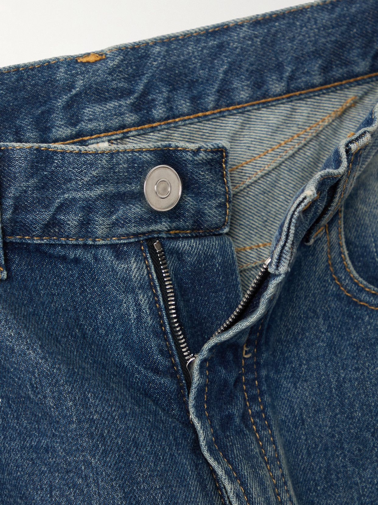 Shop Alaïa High-rise Barrel-leg Jeans In Blue
