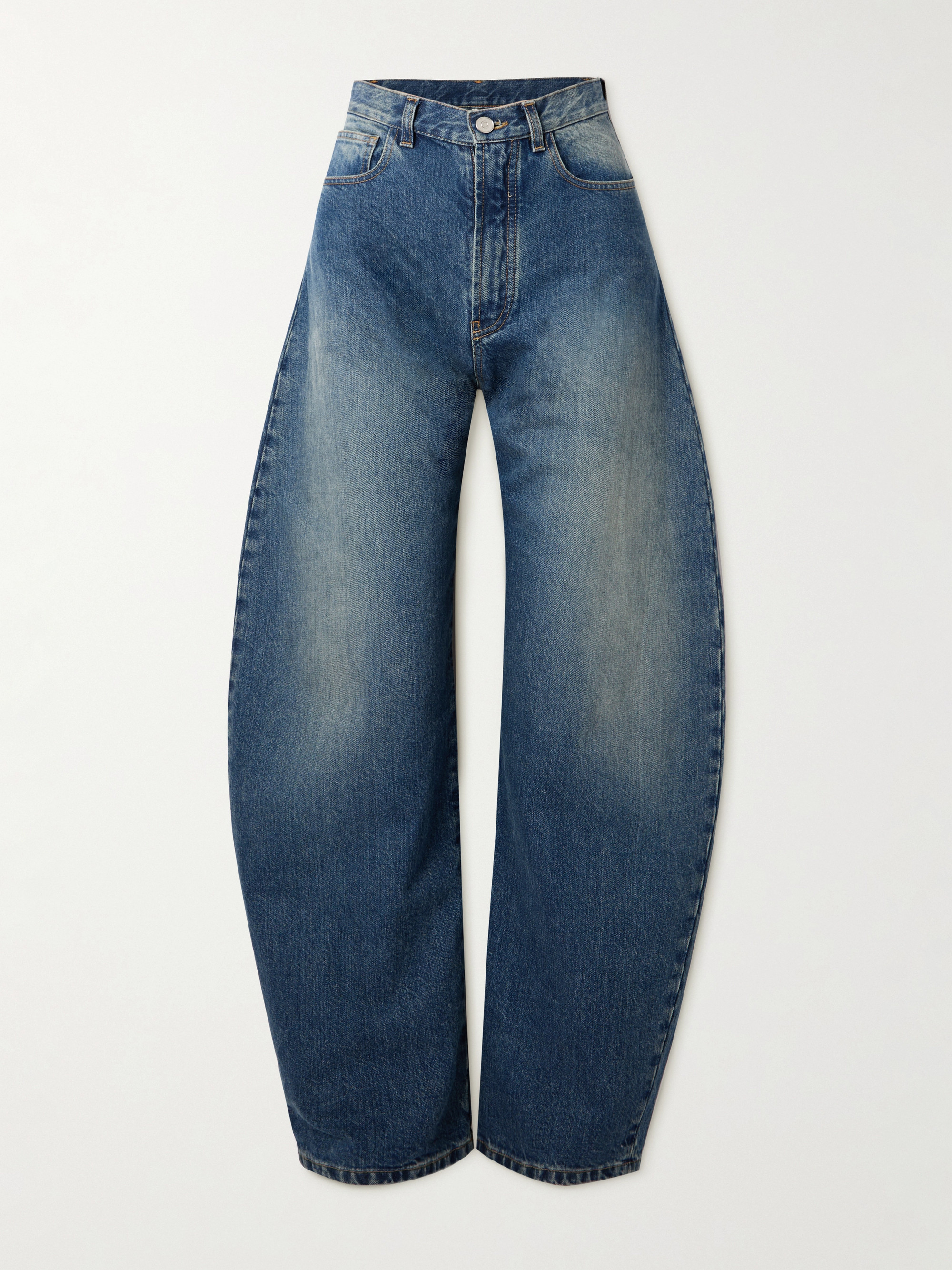 Alaïa High-rise barrel-leg jeans thumbnail