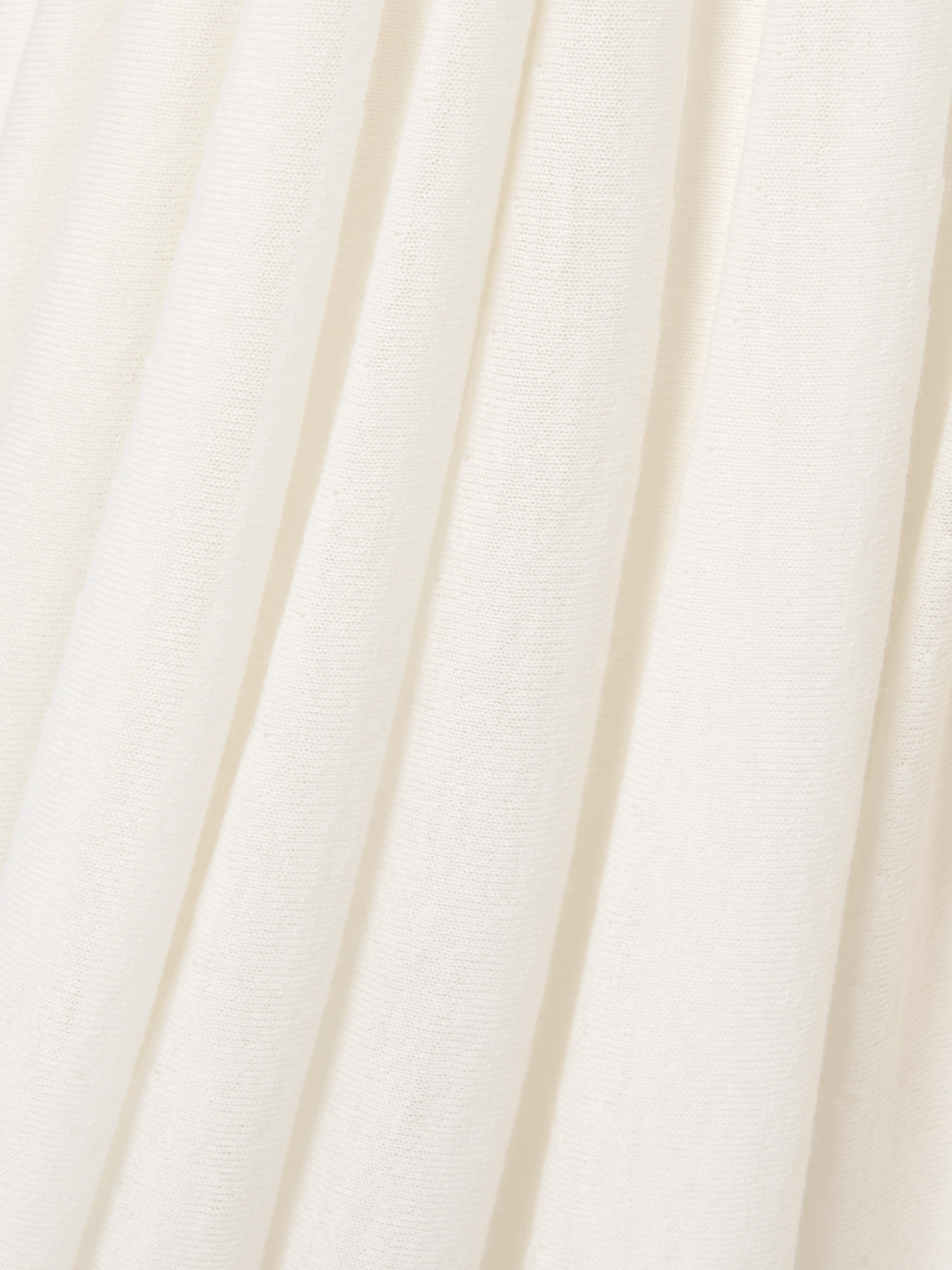 Alaïa One-shoulder Ribbed Wool Midi Dress In White