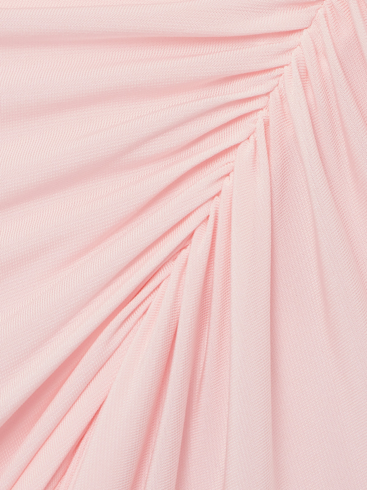 Alaïa Ruched Jersey Mini Dress In Pink
